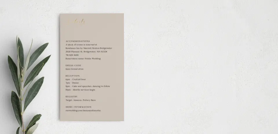 Step Enclosure Card