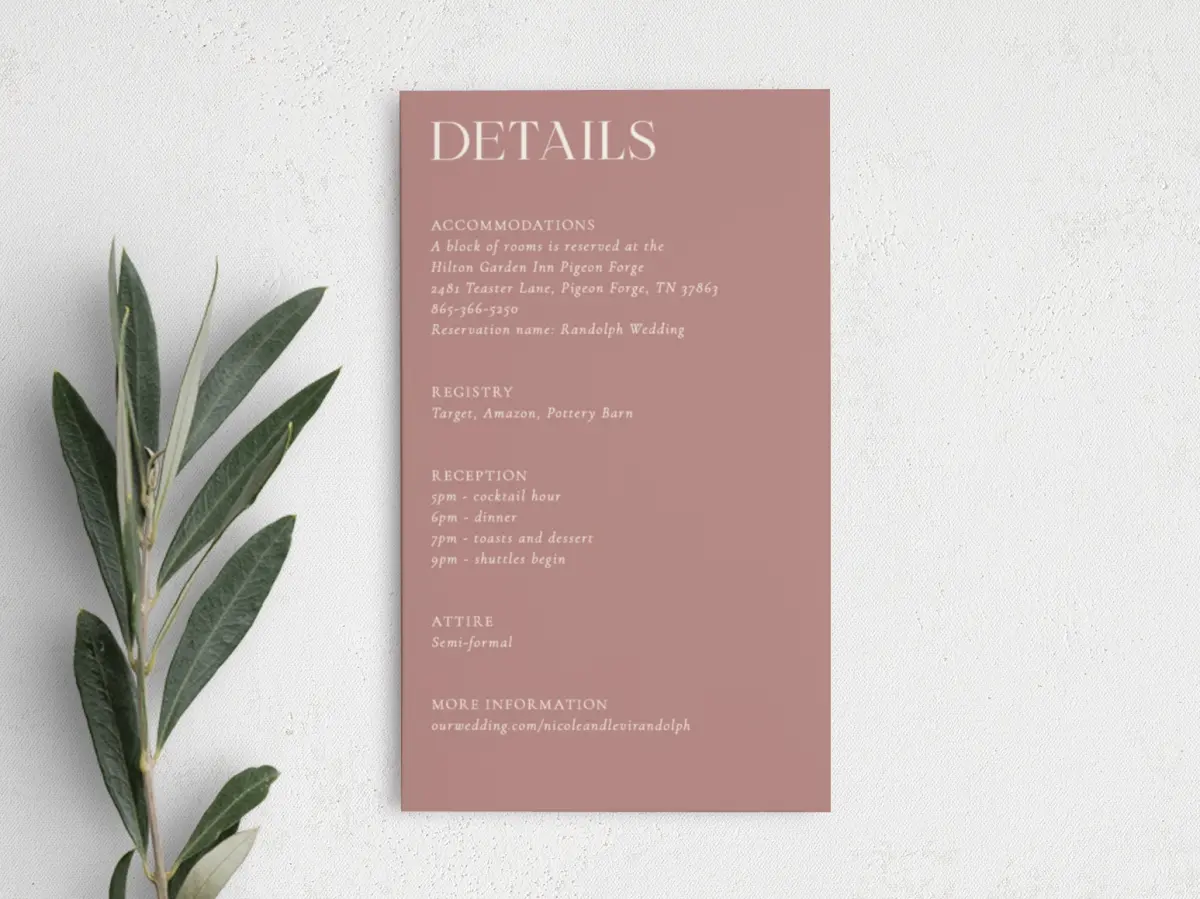 Step Enclosure Card