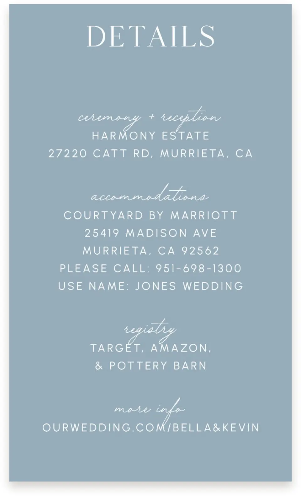 This is a  4" x 6.75" Enclosure Cards (Pocket Invitation) called The Isabella printed in full color on Premium Smooth paper