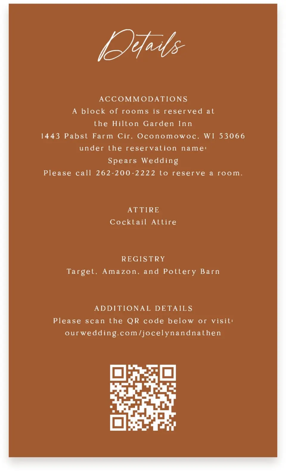 This is a  4" x 6.75" Enclosure Cards (Pocket Invitation) called Autumn Wildflowers printed in full color on Premium Smooth paper