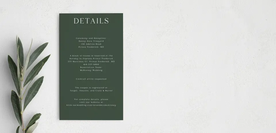 Step Enclosure Card
