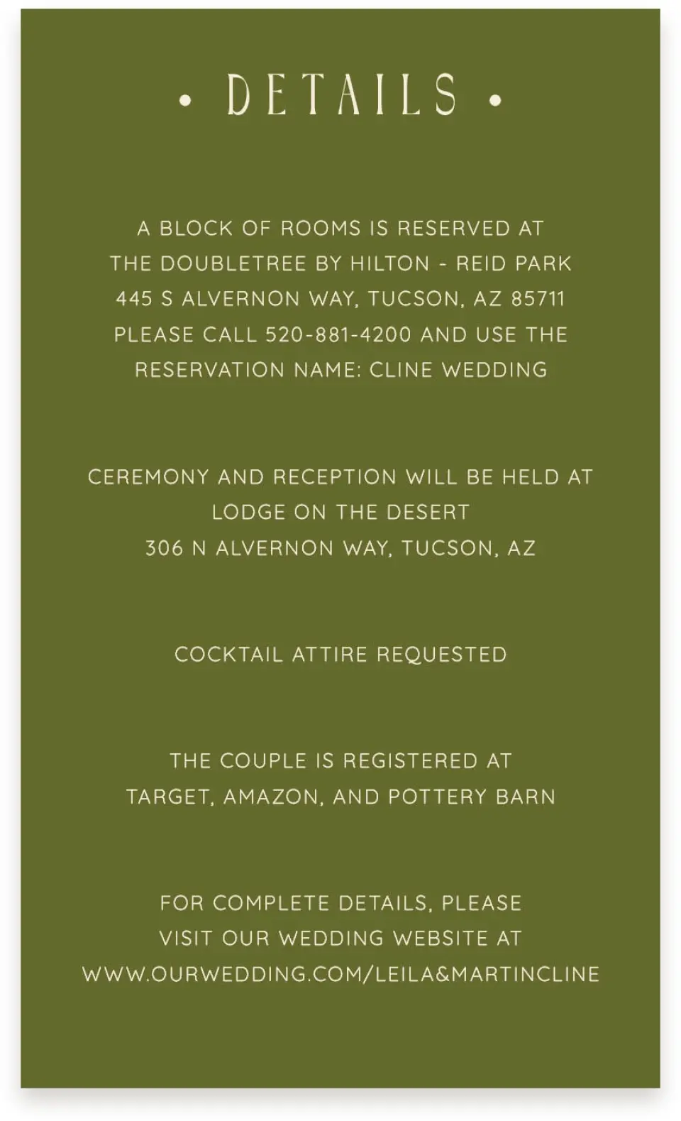 This is a  4" x 6.75" Enclosure Cards (Pocket Invitation) called Desert Funk printed in full color on Premium Smooth paper