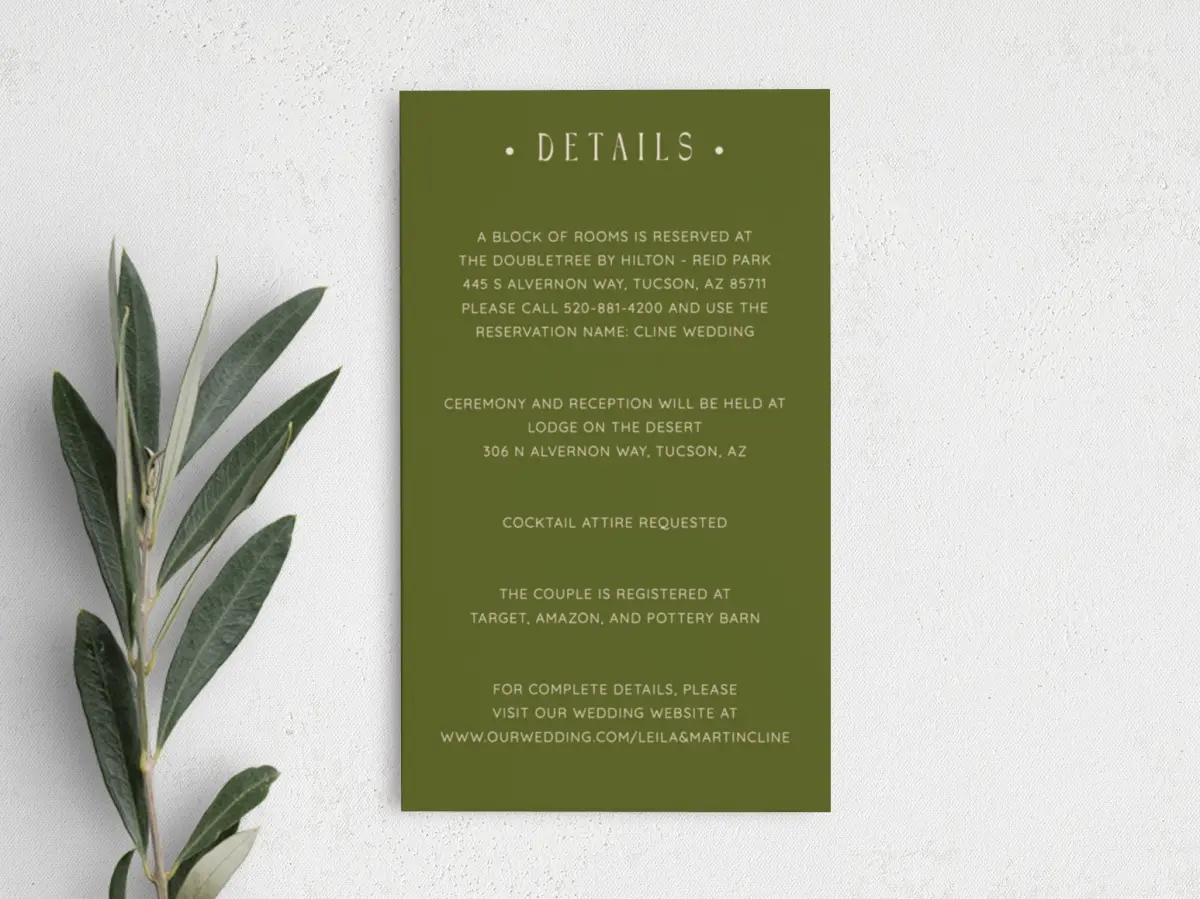 Step Enclosure Card
