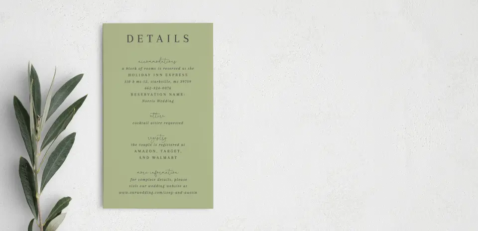 Step Enclosure Card