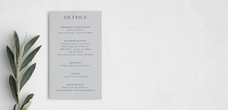 Step Enclosure Card