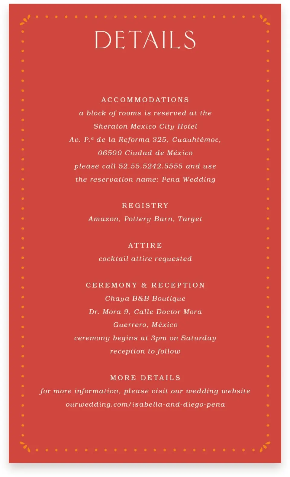This is a  4" x 6.75" Enclosure Cards (Pocket Invitation) called Folk Fiesta printed in full color on Premium Smooth paper