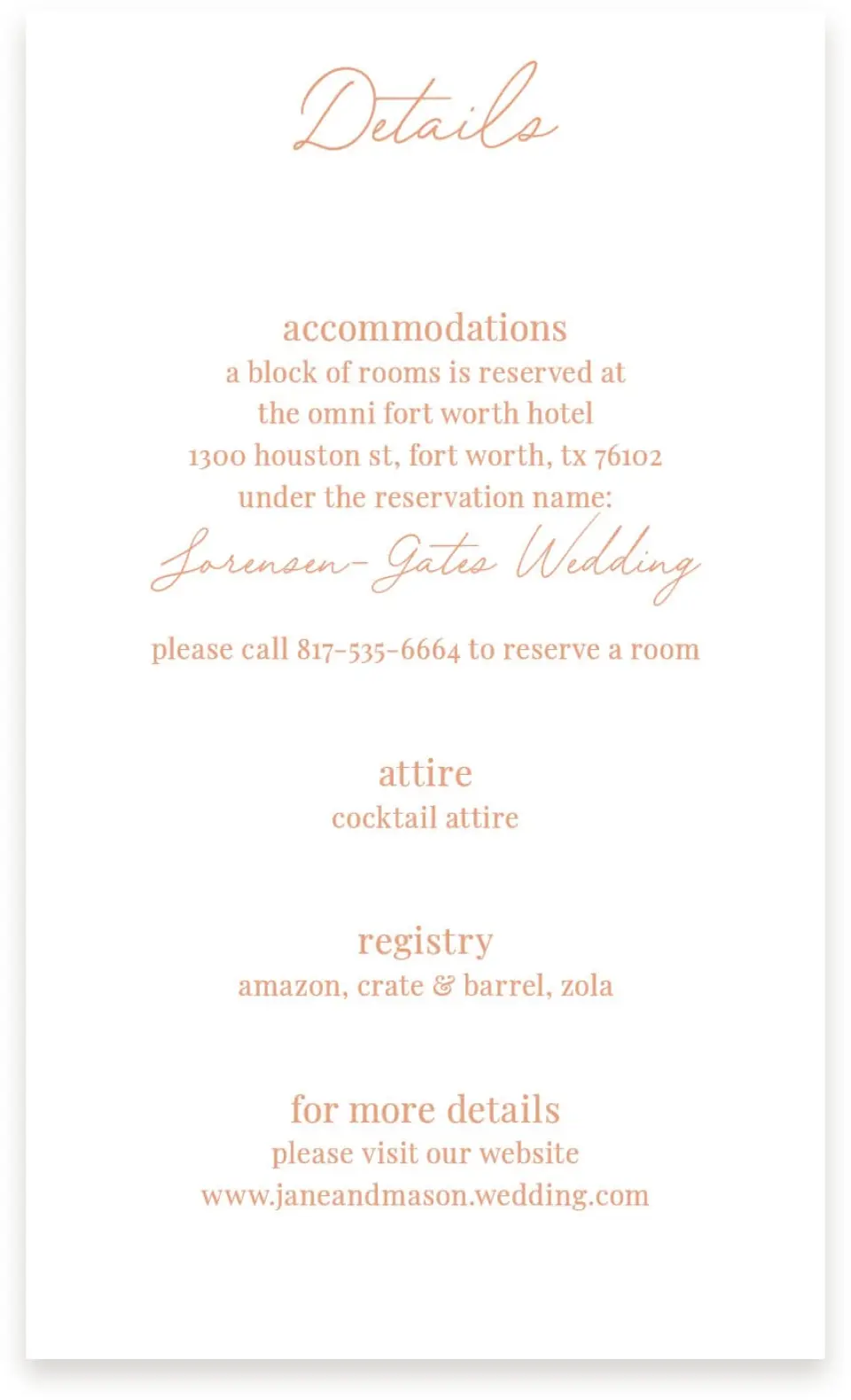 This is a  4" x 6.75" Enclosure Cards (Pocket Invitation) called Warm Wildflowers printed in full color on Premium Smooth paper