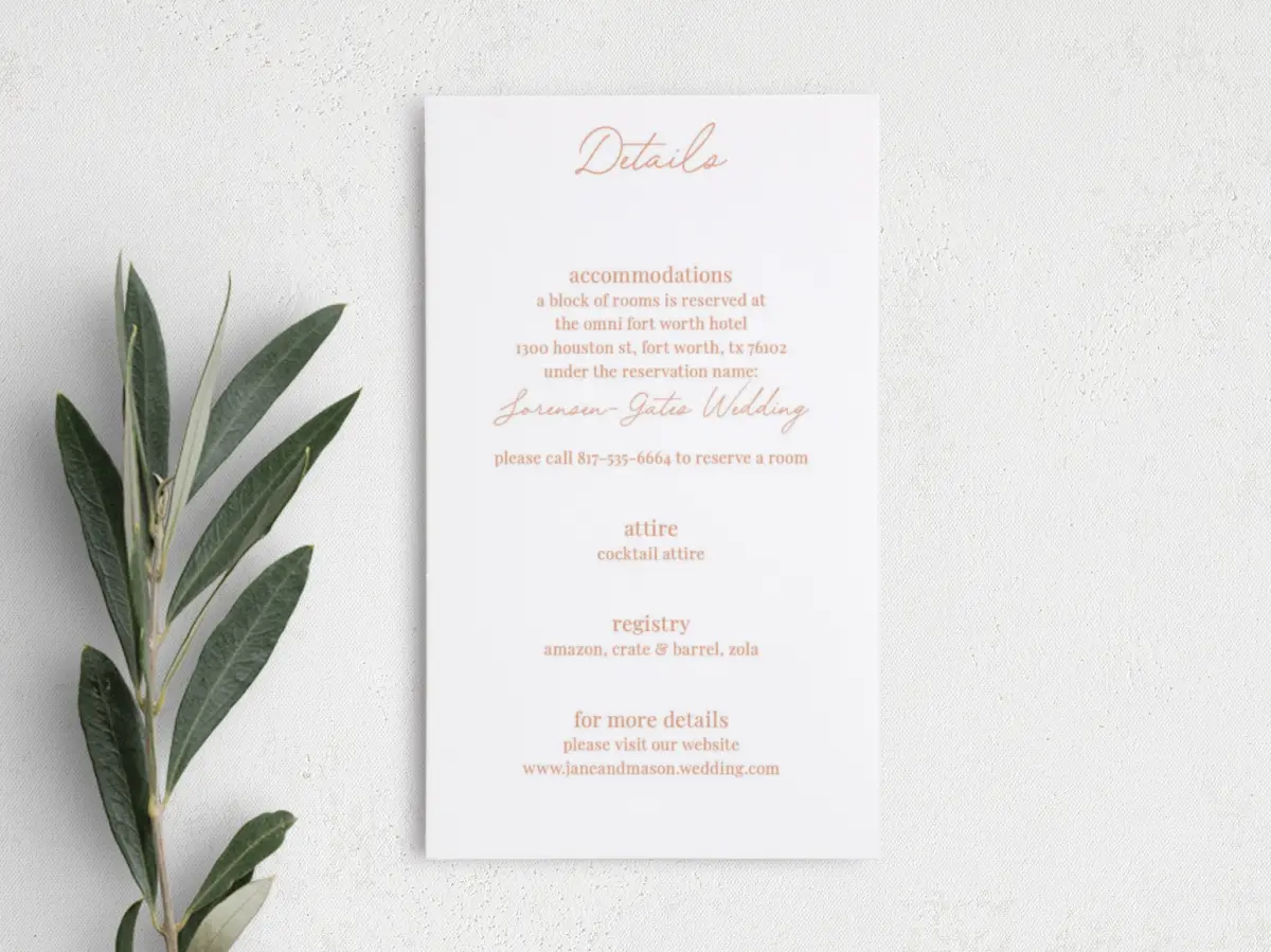 Step Enclosure Card