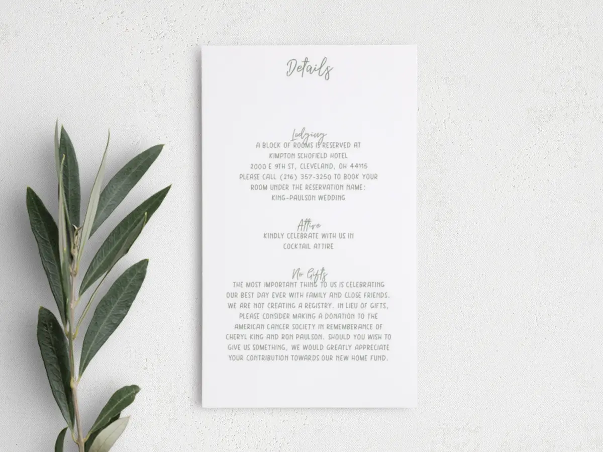 Step Enclosure Card