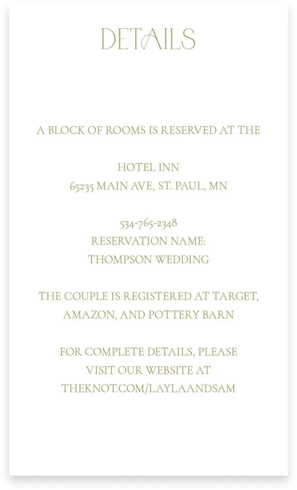 This is a  4" x 6.75" Enclosure Cards (Pocket Invitation) called Forever in Bloom printed in full color on Premium Smooth paper