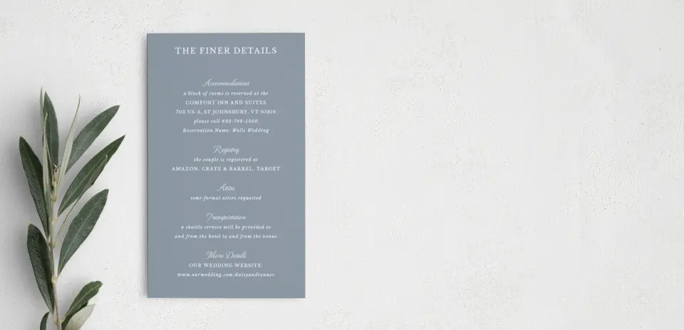 Step Enclosure Card