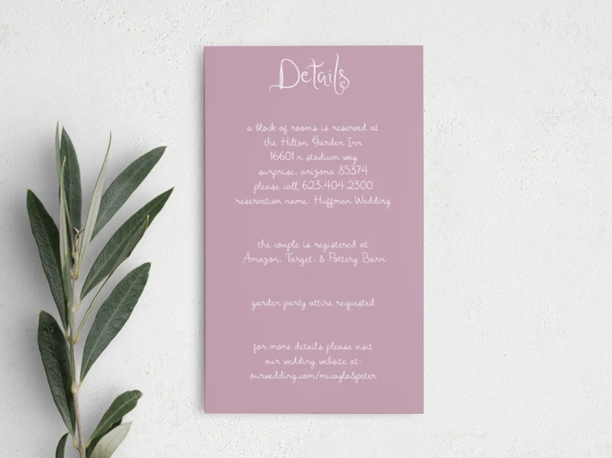 Step Enclosure Card