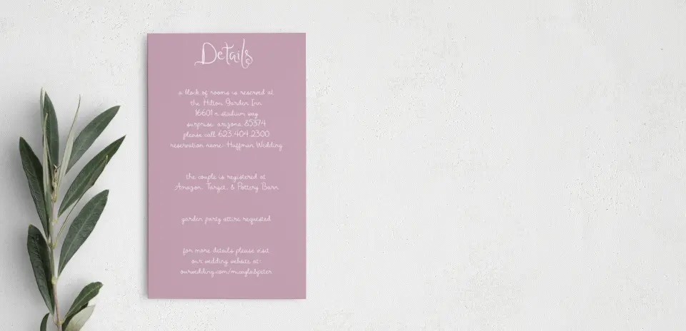 Step Enclosure Card