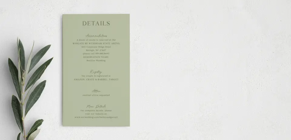 Step Enclosure Card