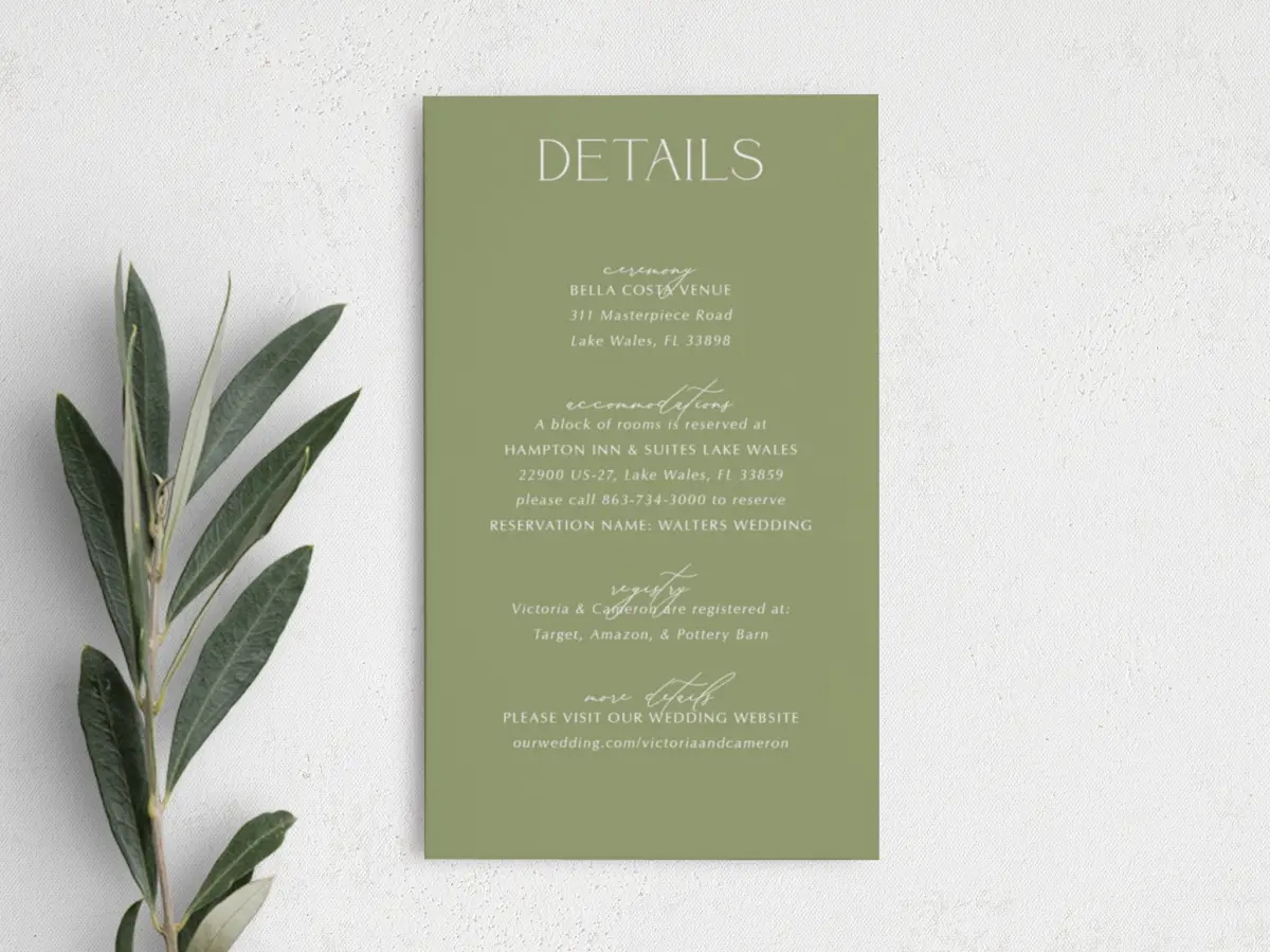 Step Enclosure Card