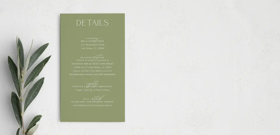 Step Enclosure Card