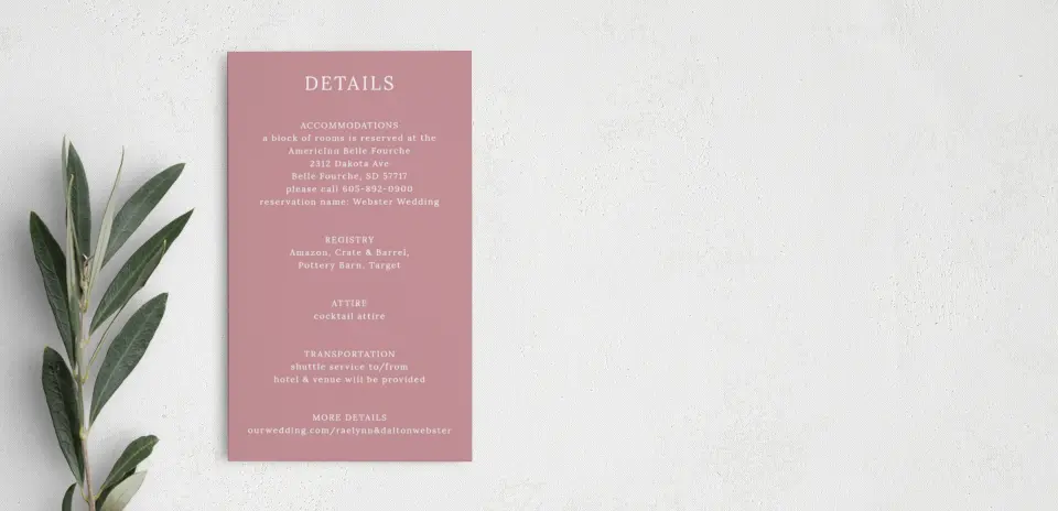 Step Enclosure Card