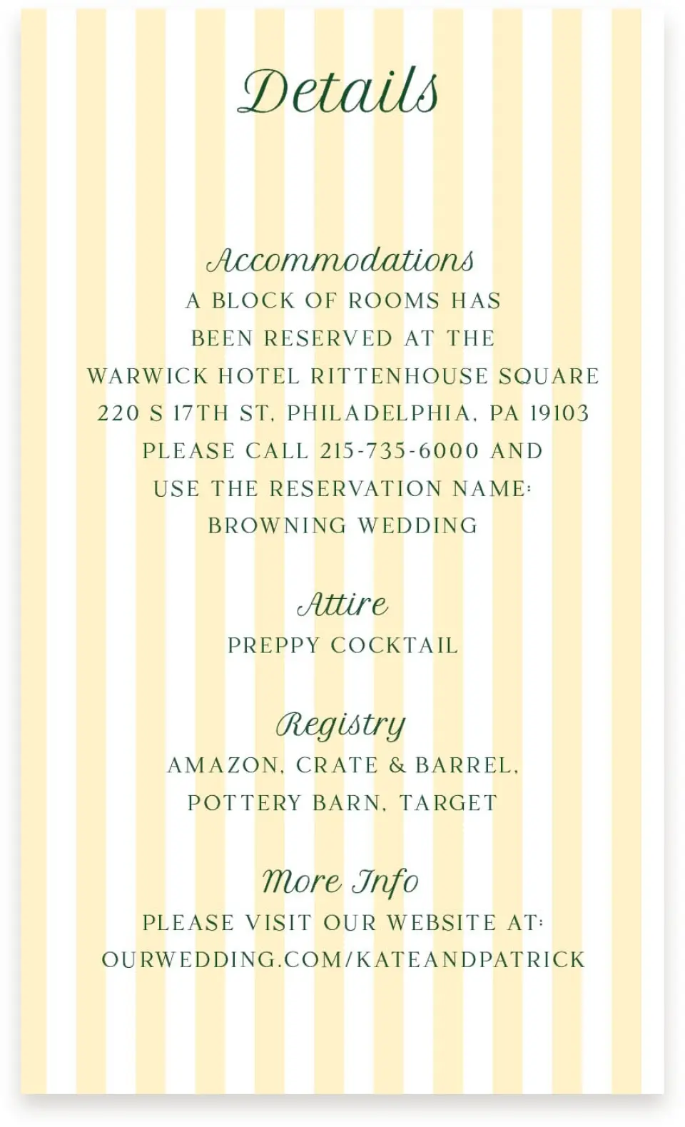 This is a  4" x 6.75" Enclosure Cards (Pocket Invitation) called A Perfect Match printed in full color on Premium Smooth paper