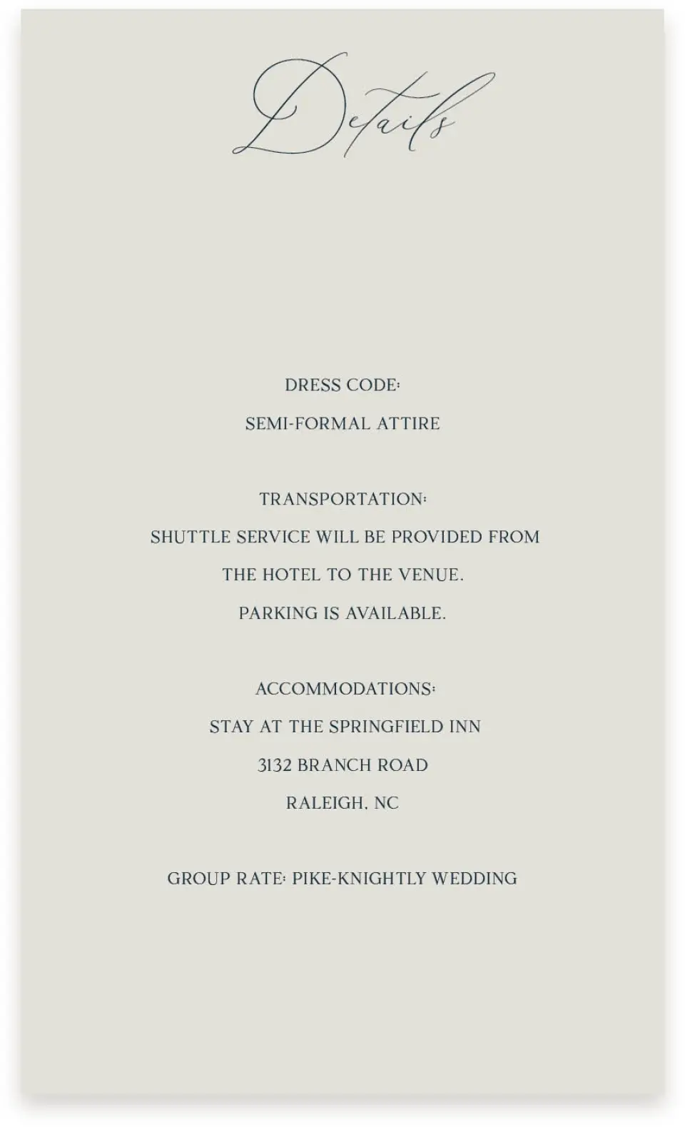 This is a  4" x 6.75" Enclosure Cards (Pocket Invitation) called Bridge To Love printed in full color on Premium Smooth paper