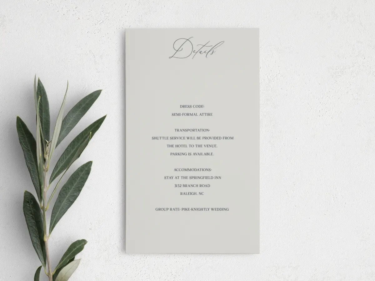 Step Enclosure Card