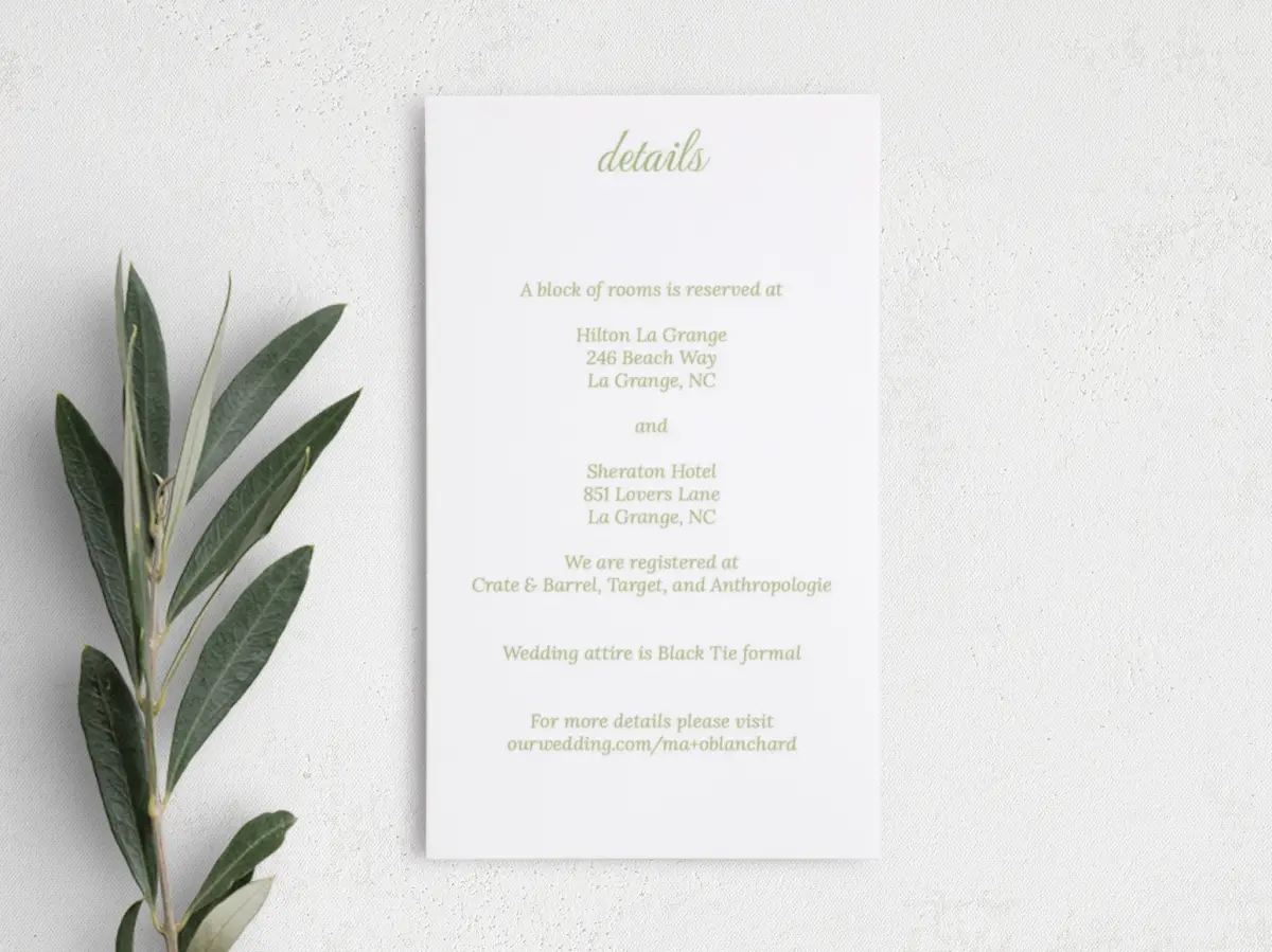 Step Enclosure Card