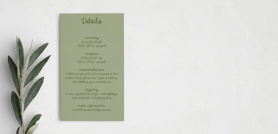 Step Enclosure Card