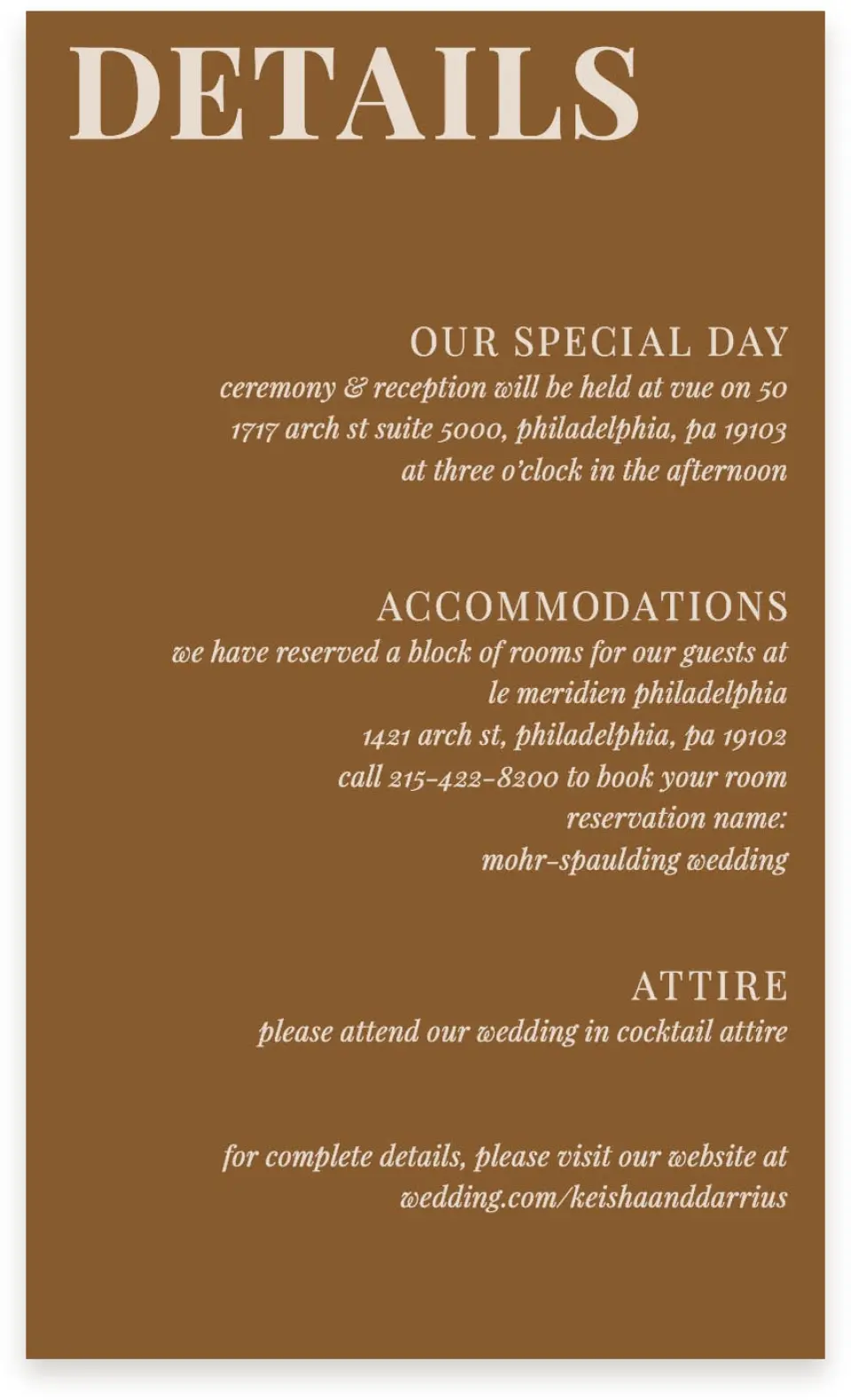 This is a  4" x 6.75" Enclosure Cards (Pocket Invitation) called Bold Romance printed in full color on Premium Smooth paper