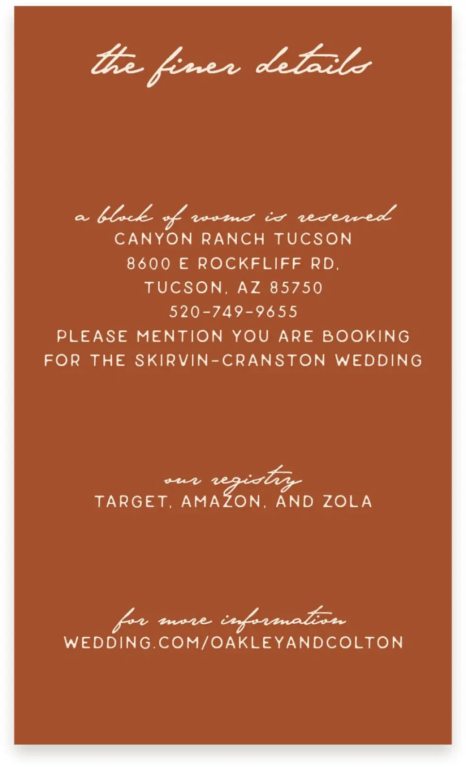 This is a  4" x 6.75" Enclosure Cards (Pocket Invitation) called Wild at Heart printed in full color on Premium Smooth paper