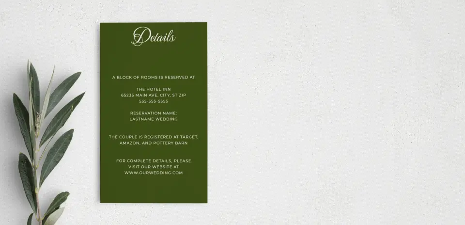 Step Enclosure Card