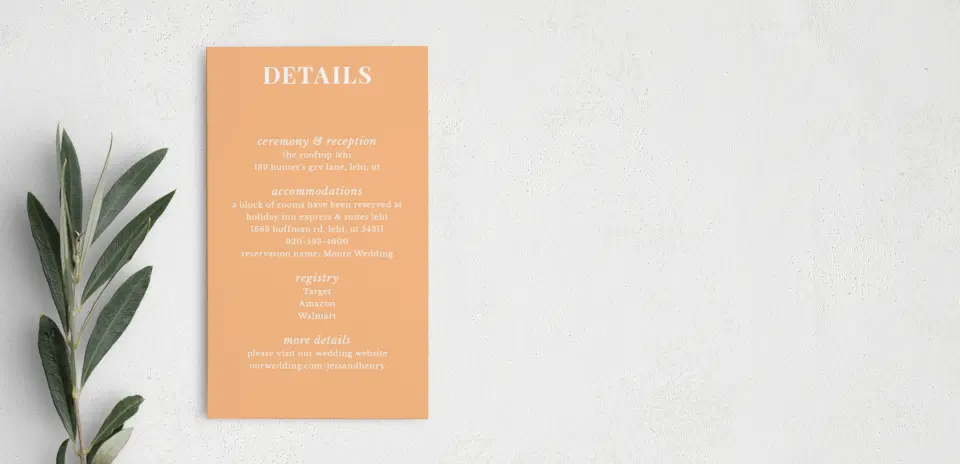 Step Enclosure Card