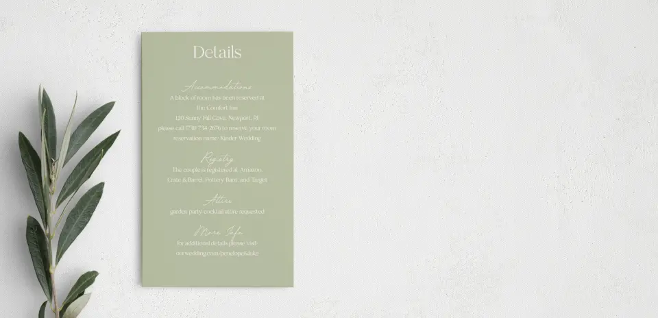 Step Enclosure Card