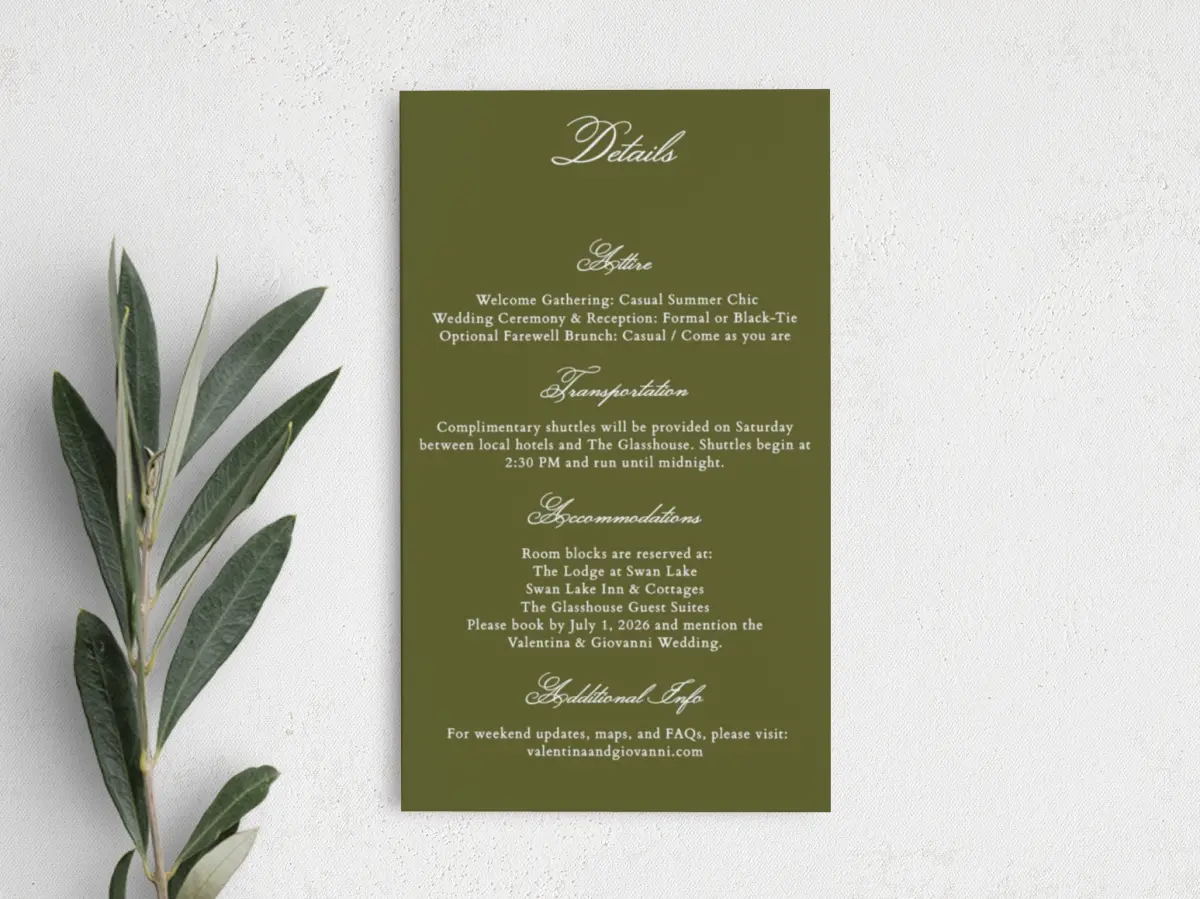 Step Enclosure Card