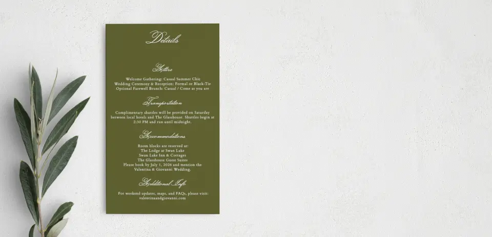 Step Enclosure Card