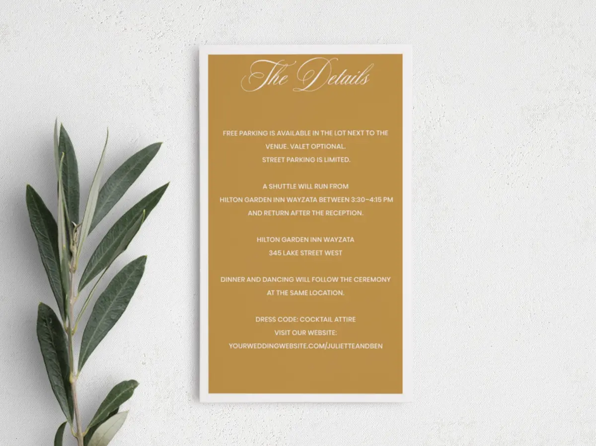 Step Enclosure Card