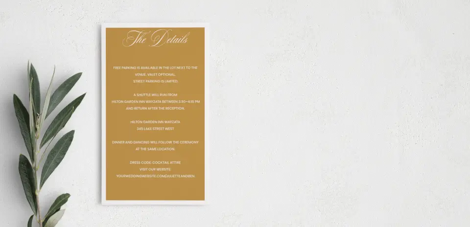 Step Enclosure Card