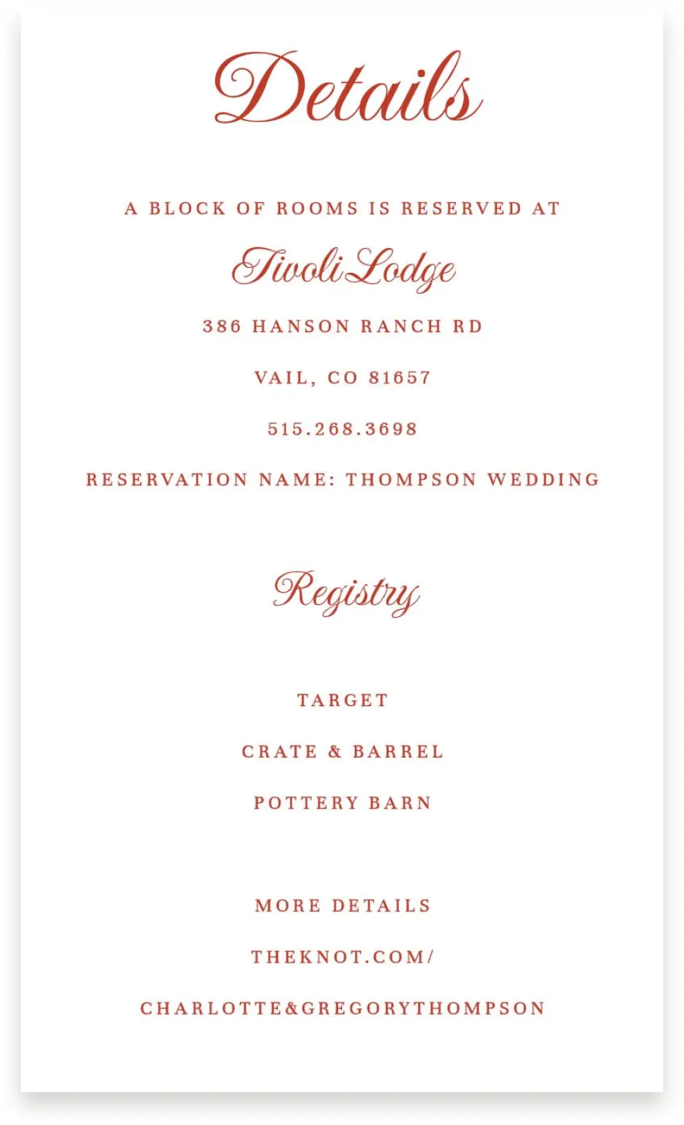 This is a  4" x 6.75" Enclosure Cards (Pocket Invitation) called Mod Elegance printed in full color on Premium Smooth paper