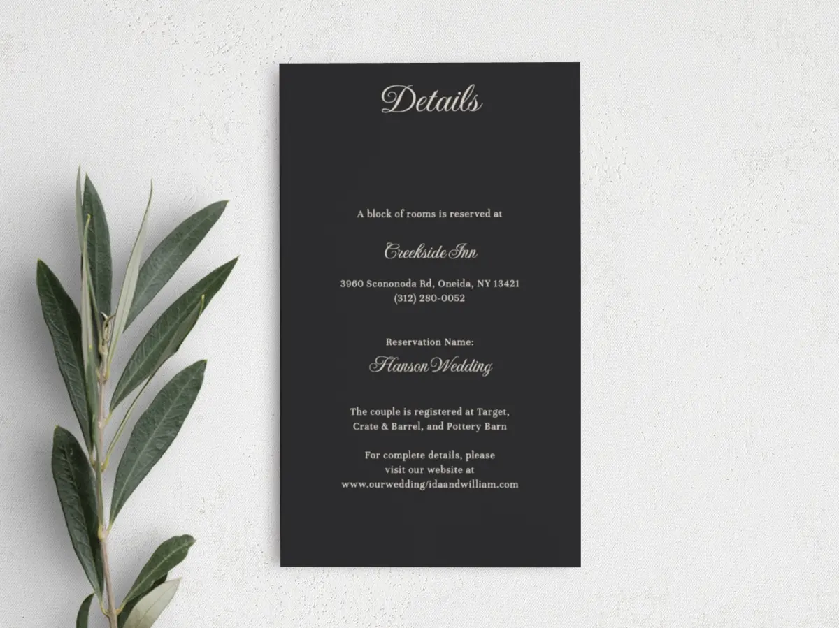 Step Enclosure Card