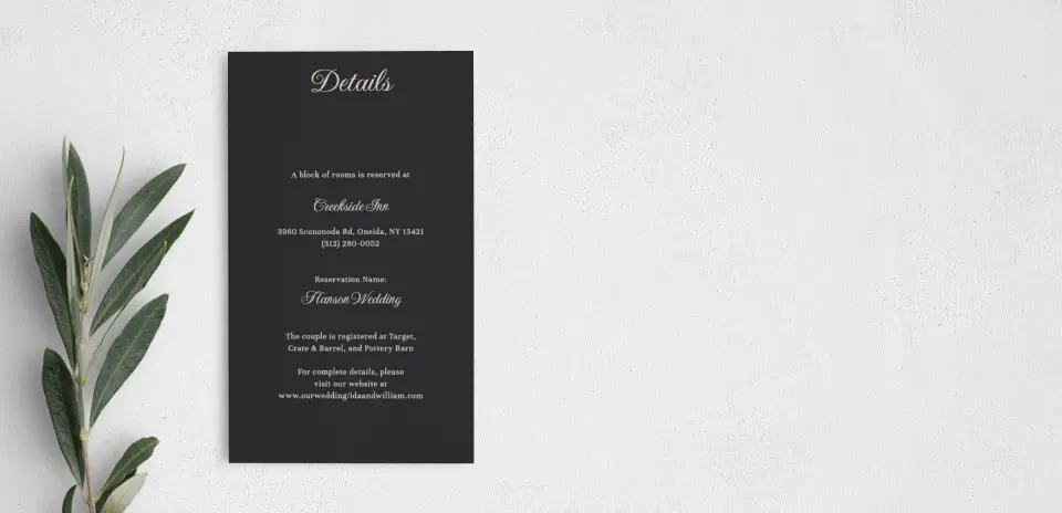 Step Enclosure Card