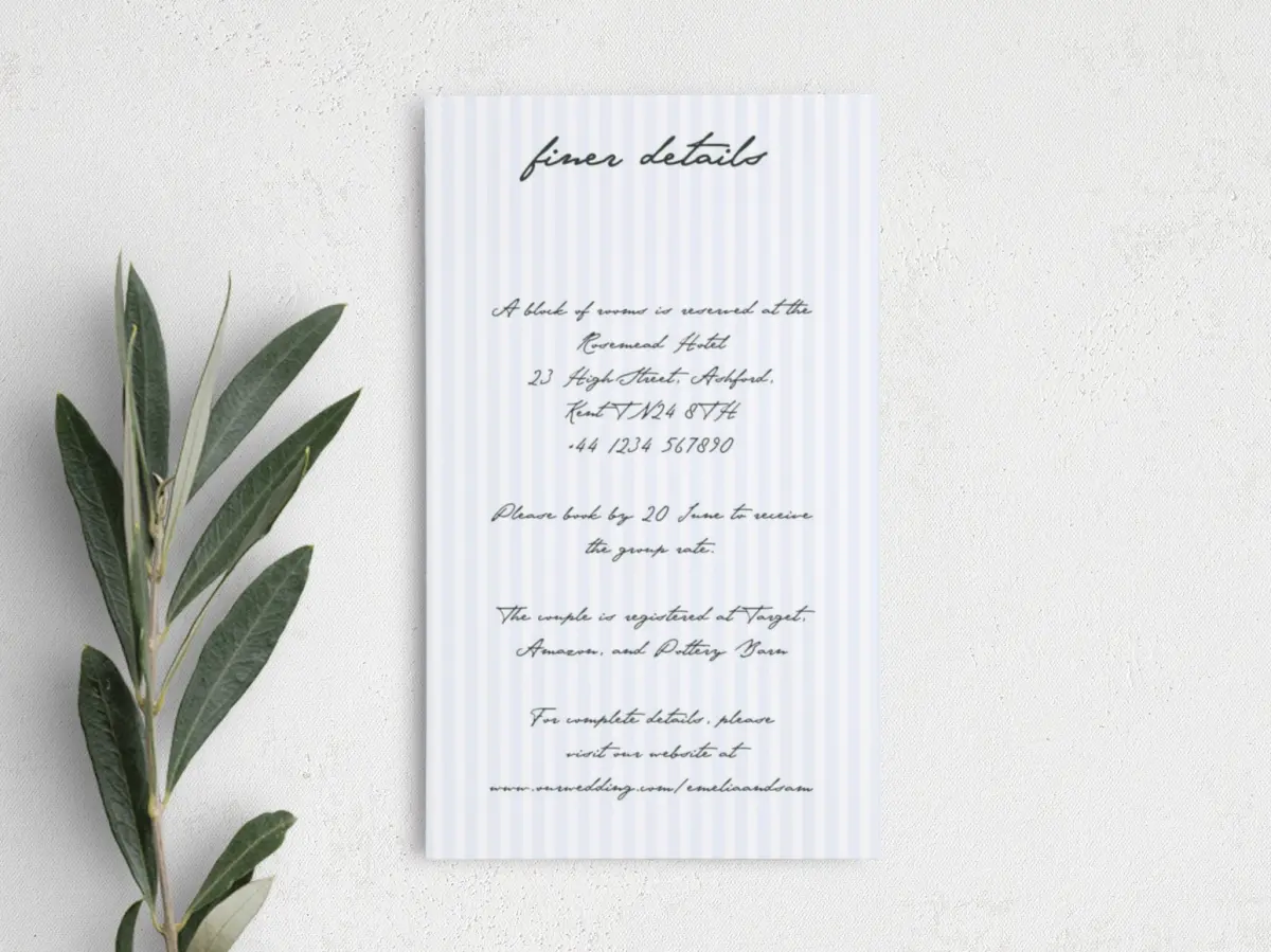 Step Enclosure Card