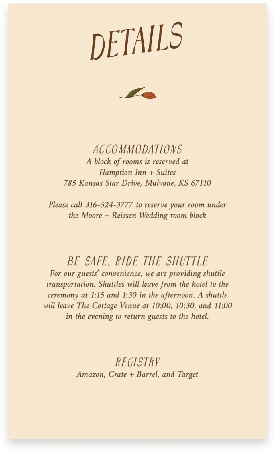 This is a  4" x 6.75" Enclosure Cards (Pocket Invitation) called Wild + Bright printed in full color on Premium Smooth paper