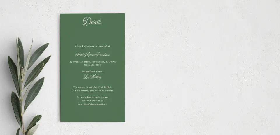 Step Enclosure Card