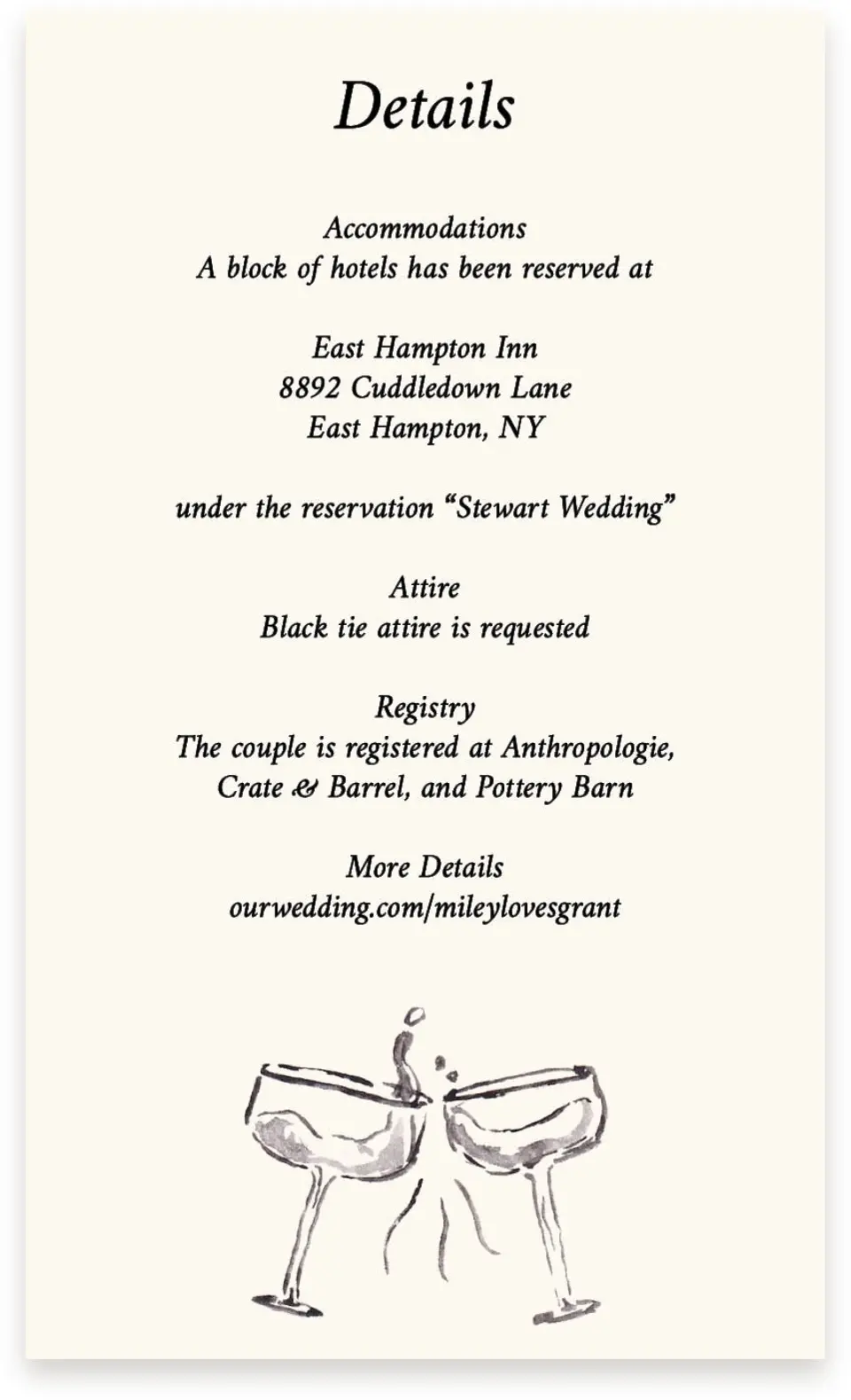 This is a  4" x 6.75" Enclosure Cards (Pocket Invitation) called Mi Amor printed in full color on Premium Smooth paper