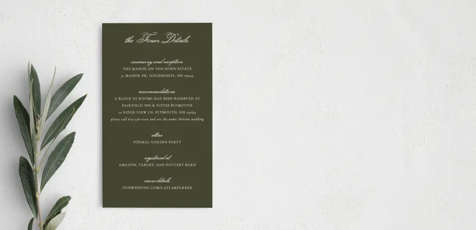Step Enclosure Card