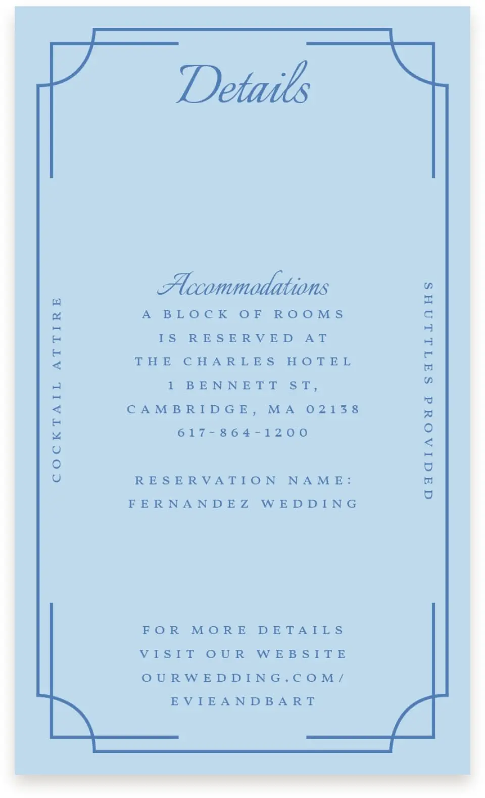 This is a  4" x 6.75" Enclosure Cards (Pocket Invitation) called Cambridge printed in full color on Premium Smooth paper