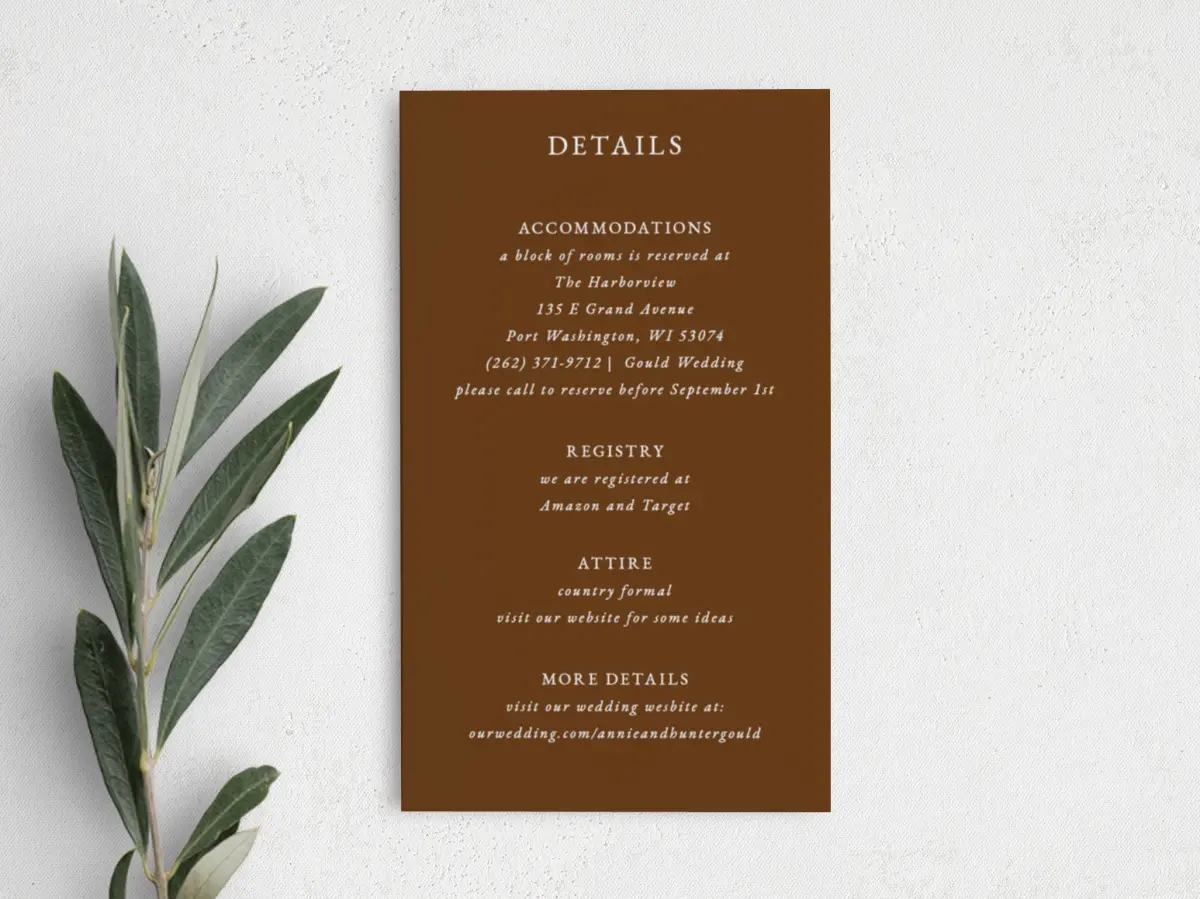 Step Enclosure Card