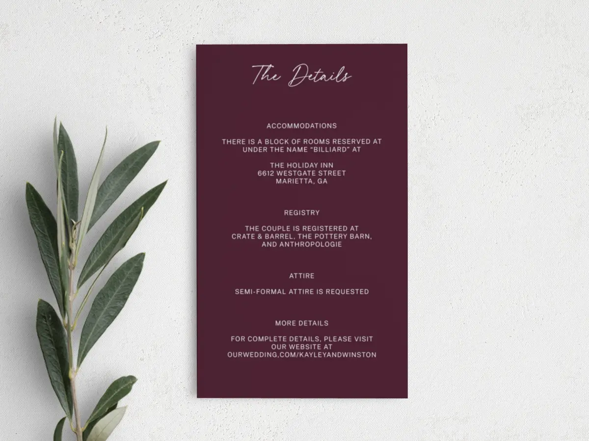 Step Enclosure Card