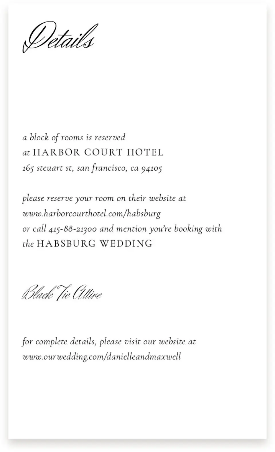 This is a  4" x 6.75" Enclosure Cards (Pocket Invitation) called Commonwealth Club printed in full color with Gold foil on Luxe Satin (coated) paper