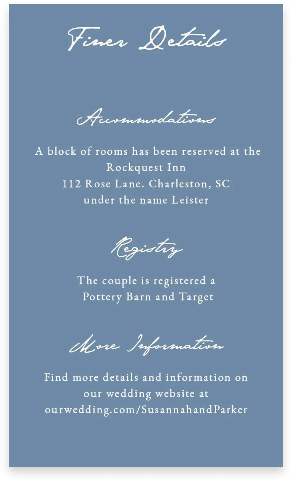 This is a  4" x 6.75" Enclosure Cards (Pocket Invitation) called Rosewood printed in full color on Premium Smooth paper