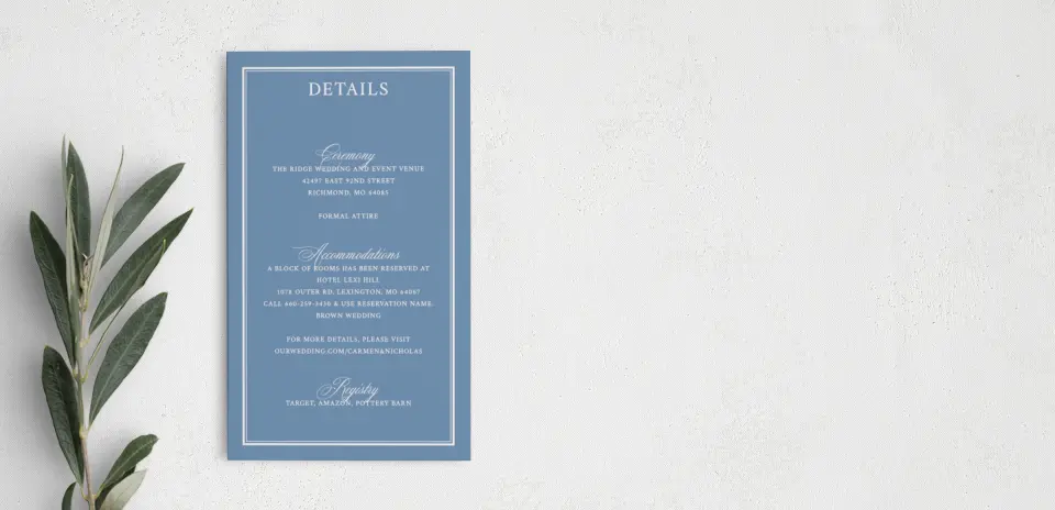 Step Enclosure Card