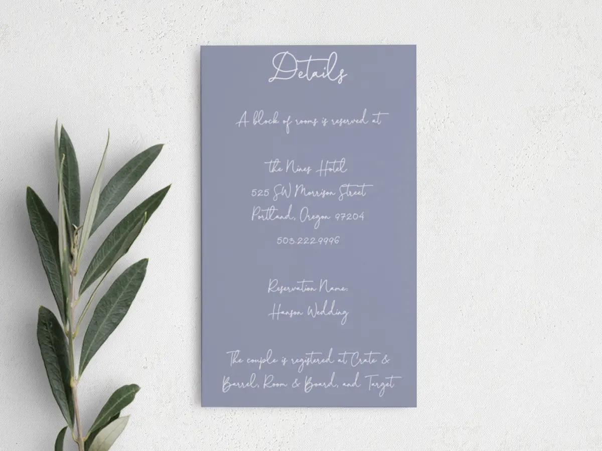 Step Enclosure Card